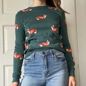ModCloth fox sweater